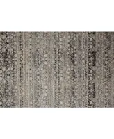 Feizy Caprio R3961 Brown 6'7" x 9'6" Area Rug