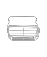 Spectrum Duo Over The Cabinet Towel Bar Basket, Medium