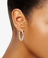 Giani Bernini Twist Hoop Earrings in Sterling Silver, Created for Macy's