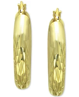 Giani Bernini Medium Hoop Earrings in 18k Gold-Plated Sterling Silver, Created for Macy's