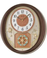 Seiko Melodies in Motion Wood-Tone Wall Clock