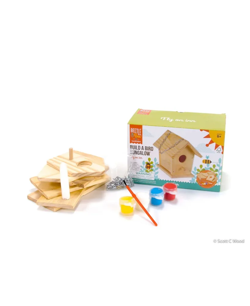 Toysmith Build a Bird Bungalow House Craft Kit