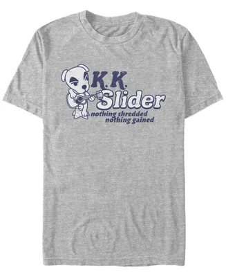 Fifth Sun Men's Animal Crossing K.k. Slider Nothing Shredded Gained Short Sleeve T-shirt