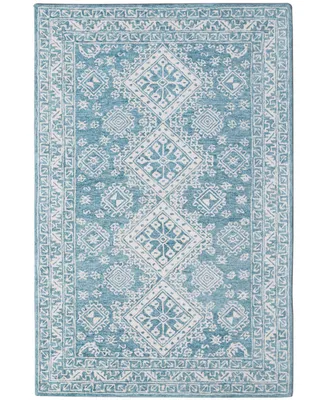 Amer Rugs Boston Bos-64 Teal 5' x 7'6" Area Rug