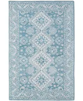 Amer Rugs Boston Bos-64 Teal 5' x 7'6" Area Rug