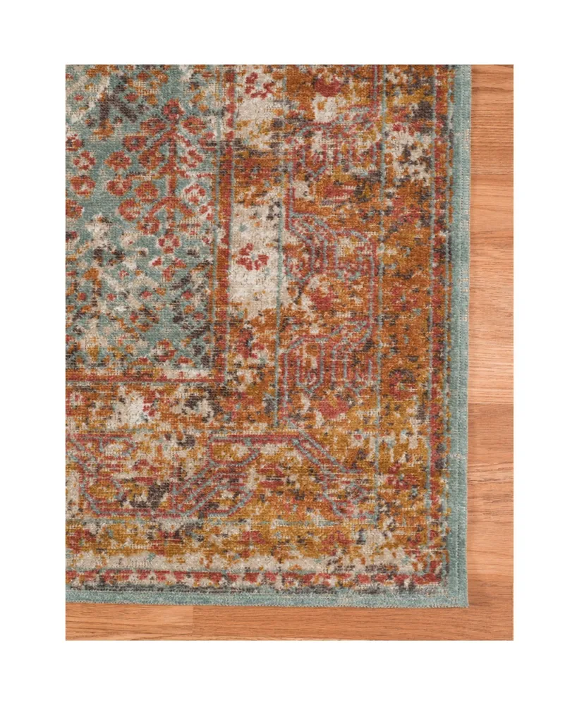 Amer Rugs Eternal Ete- Turquoise 5'7" x 7'6" Area Rug