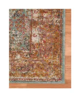 Amer Rugs Eternal Ete-15 Turquoise 5'7" x 7'6" Area Rug