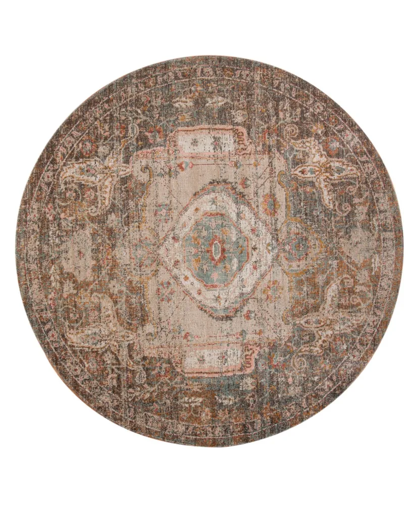 Amer Rugs Eternal Ete-11 Taupe 6'7" Round Rug