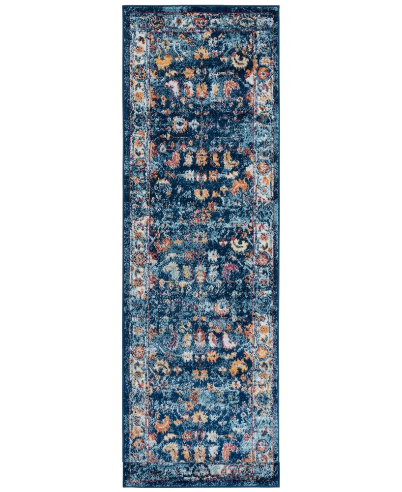 Amer Rugs Alexandria Alx-85 Navy 2' x 6' Runner Rug