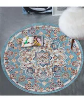 Amer Rugs Alexandria Alx-81 Turquoise 6'7" Round Rug