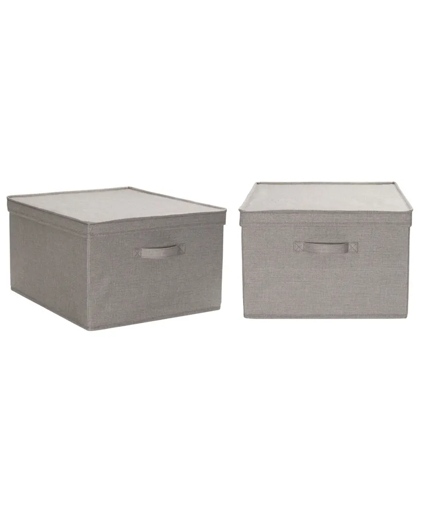 Household Essential Jumbo Fabric Storage Bins 2 Pack