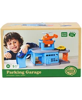 Green Toys Parking Garage With 3 Vehicles