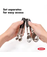 Oxo Good Grips Set of 4 Stainless Steel Magnetic Measuring Spoons