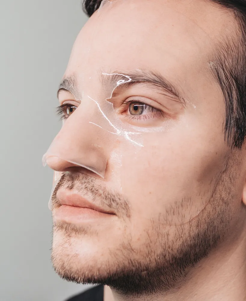 Hommeface Men's Revitalizing Hydrogel Facial Sheet Mask Set