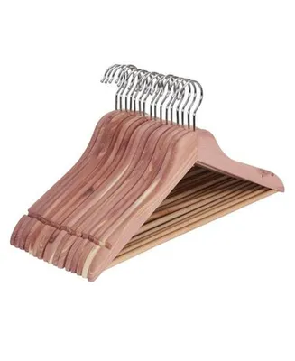 Slim Profile Cedar Hangers, Set of 16