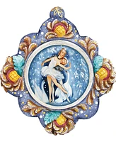 G.DeBrekht Hand Painted Swan Ballet Scenic Ornament