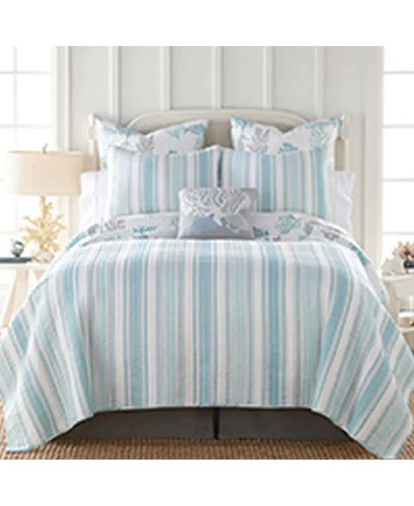 Levtex Cape Coral 3-Pc. Quilt Set, Full/Queen