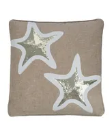 Levtex Maui Sequin Starfish Decorative Pillow, 18" x 18"