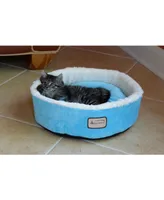 Armarkat 15" Soft Plush Round Dount Cat Beds and Dog Cuddler