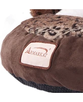 Armarkat Cuddle Cave Cat Bed With Anti Slip Bottom for Cat Kitty Puppy Animals, Cat Slipper Bed C31HKF/Bw