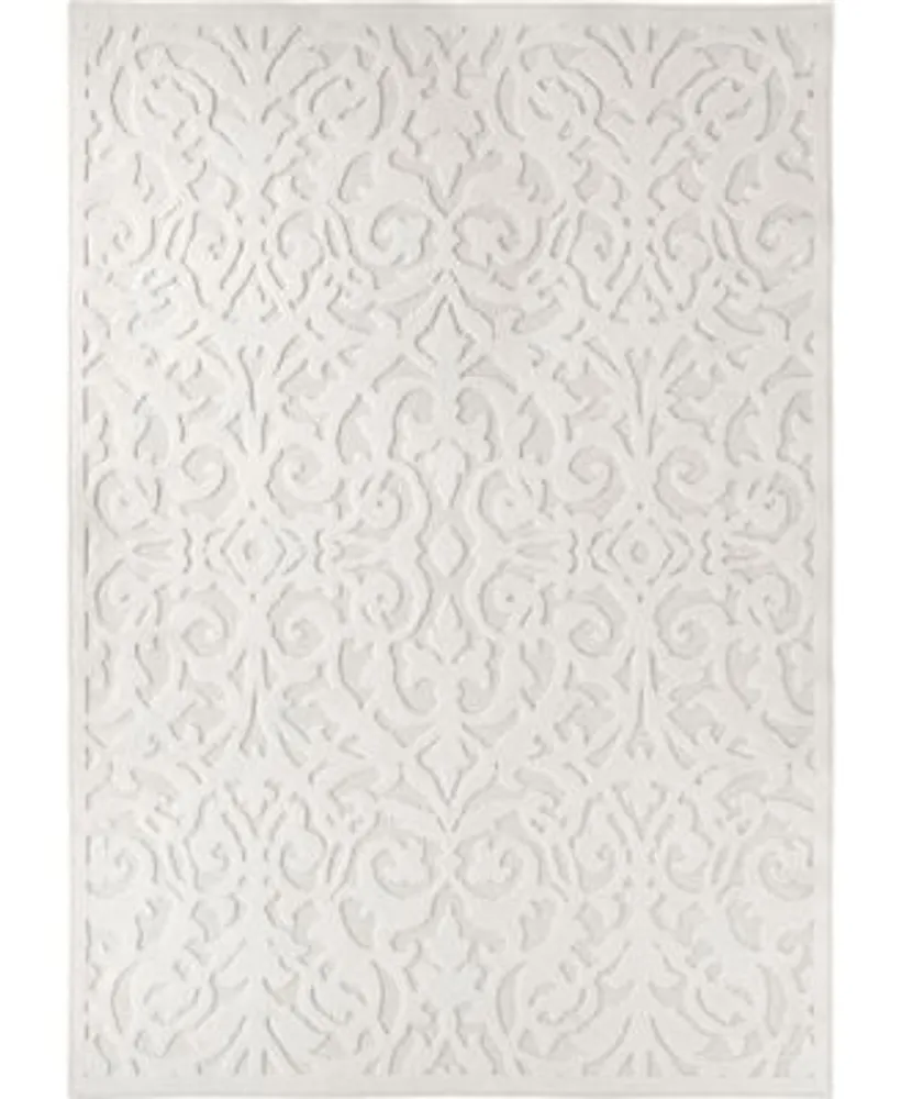 Edgewater Living Bourne Blur Damask Neutral Rug