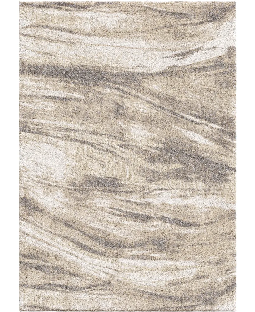 Closeout! Edgewater Living Prime Shag Sycamore Ivory 9' x 13' Area Rug