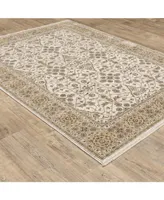 Oriental Weavers Maharaja 1J Ivory and Gold 2' x 3' Area Rug