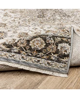 Oriental Weavers Maharaja 660J Ivory and Blue 2' x 3' Area Rug
