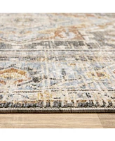 Oriental Weavers Maharaja 1803X Gray and Blue 5'3" x 7'6" Area Rug