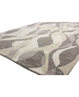 Bb Rugs Downtown Tud-05 Beige 3'9" x 5'9" Area Rug