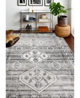 Closeout! Bb Rugs Mesa Mes-02 Silver 7'6" x 9'6" Area Rug