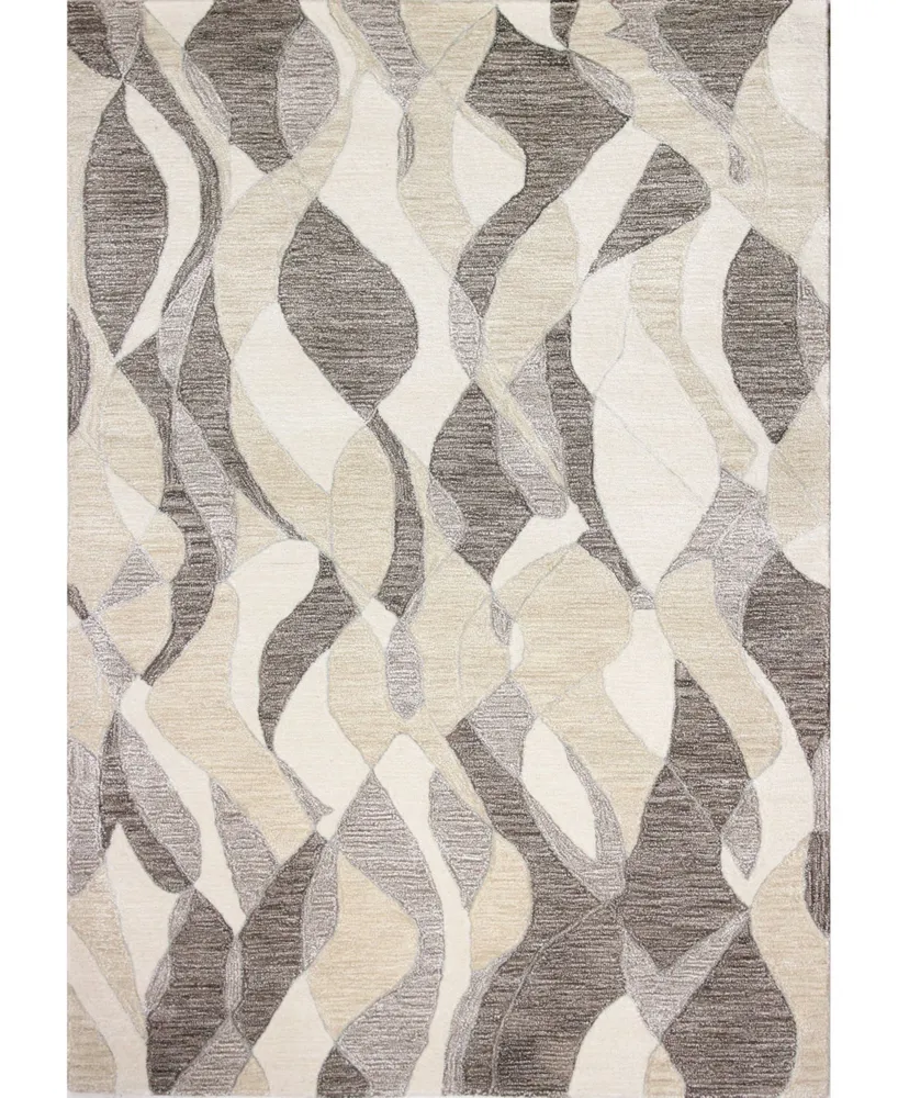 Bb Rugs Downtown Tud-05 Beige 2'6" x 8' Runner Rug