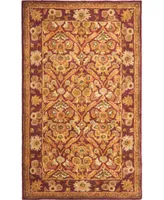 Safavieh Antiquity At51 Wine and Gold 3' x 5' Area Rug