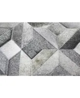 Bb Rugs Cowhide Hie-04 Gray 5' x 8' Area Rug