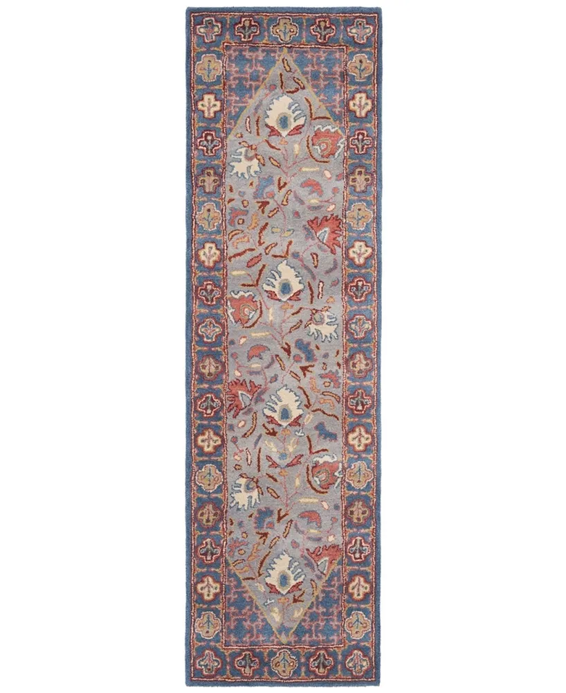 Safavieh Antiquity At508 Blue and Red 2'3" x 8' Runner Area Rug