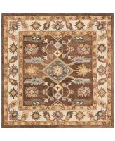 Safavieh Antiquity At502 Tan 6' x 6' Square Area Rug