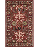 Safavieh Antiquity At64 Red and Multi 4' x 6' Area Rug