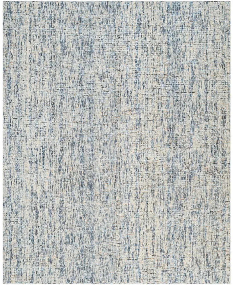 Safavieh Abstract 468 Navy and Rust 8' x 10' Area Rug