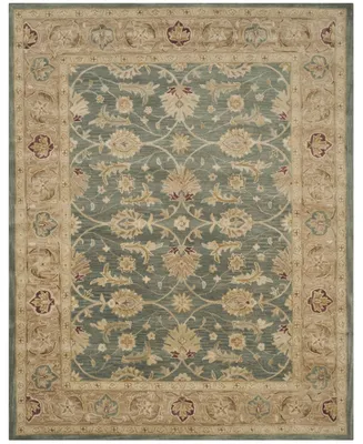 Safavieh Antiquity At849 Teal and Taupe 7'6" x 9'6" Area Rug