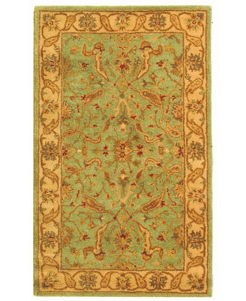 Safavieh Antiquity At311 Teal and Beige 3' x 5' Area Rug