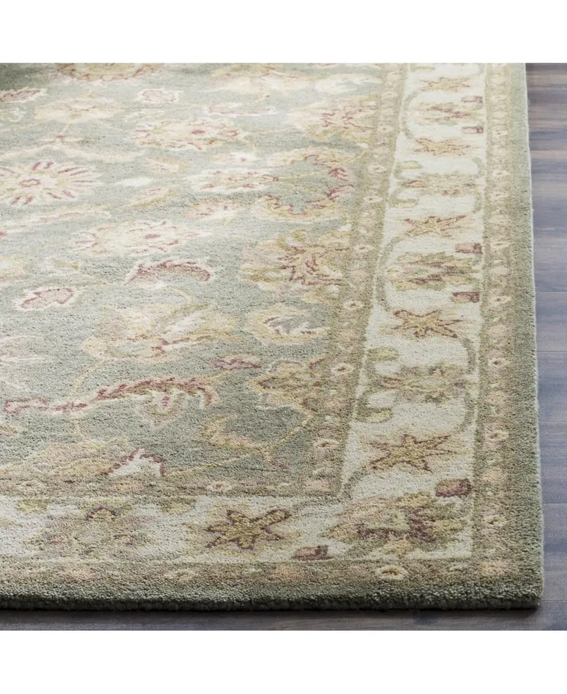 Safavieh Antiquity At313 Green and Gold 2'3" x 4' Area Rug