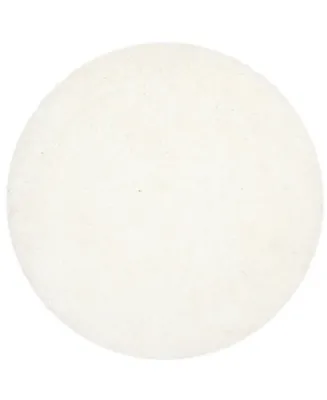 Safavieh Arctic Shag Sg270 Ivory 5' x 5' Round Area Rug