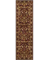 Safavieh Antiquity At51 Wine and Gold 2'3" x 8' Runner Area Rug