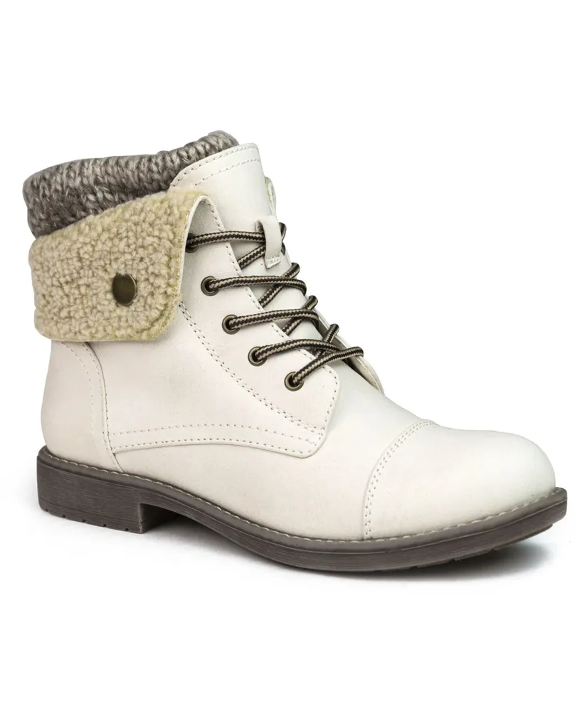 Cliffs by White Mountain Women's Duena Lace-Up Hiker Booties