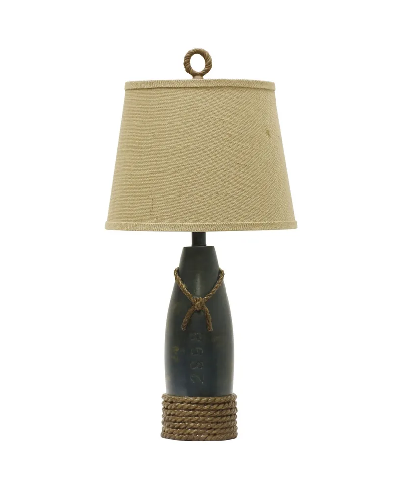 StyleCraft Hardback Canvas Shade Table Lamp