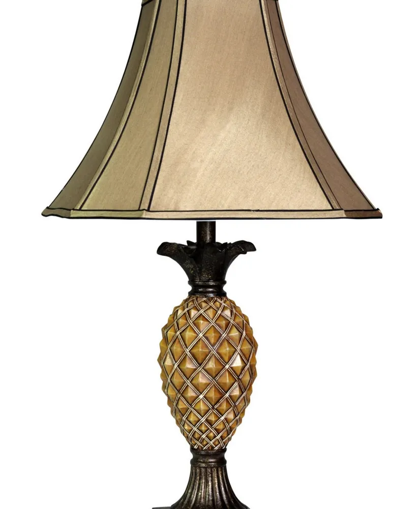 StyleCraft Pineapple Textured Table Lamp