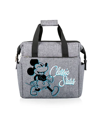 Disney Mickey Mouse Silhouette Coronado Canvas and Willow Basket Tote