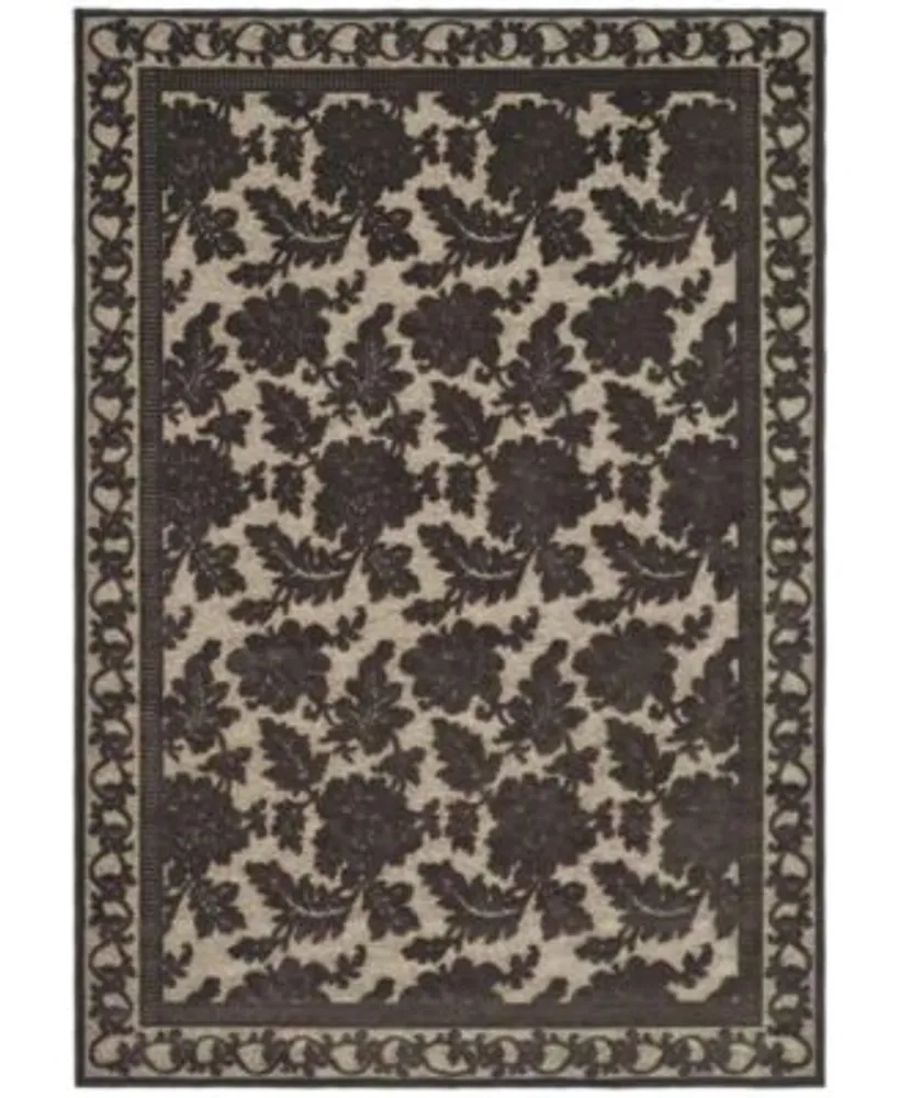 Martha Stewart Collection Peony Damask Msr4433c Tan Area Rug