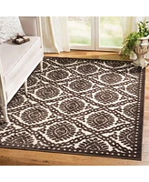 Martha Stewart Collection MSR4443 Cocoa 5'3" x 7'6" Area Rug