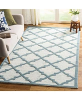 Martha Stewart Collection Vermont MSR2552B Ivory and Mist 5' x 8' Area Rug